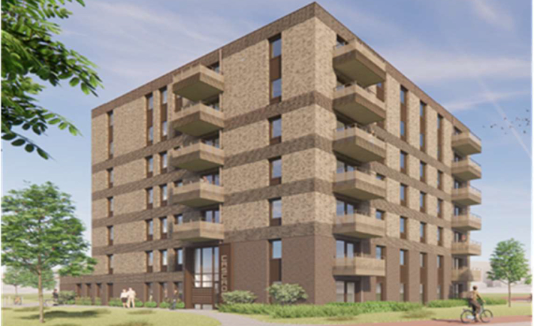 Bouw van 39 betaalbare appartementen start in Almere Poort