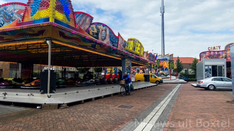 Foto's: Kermis Boxtel in opbouw, start komende vrijdag