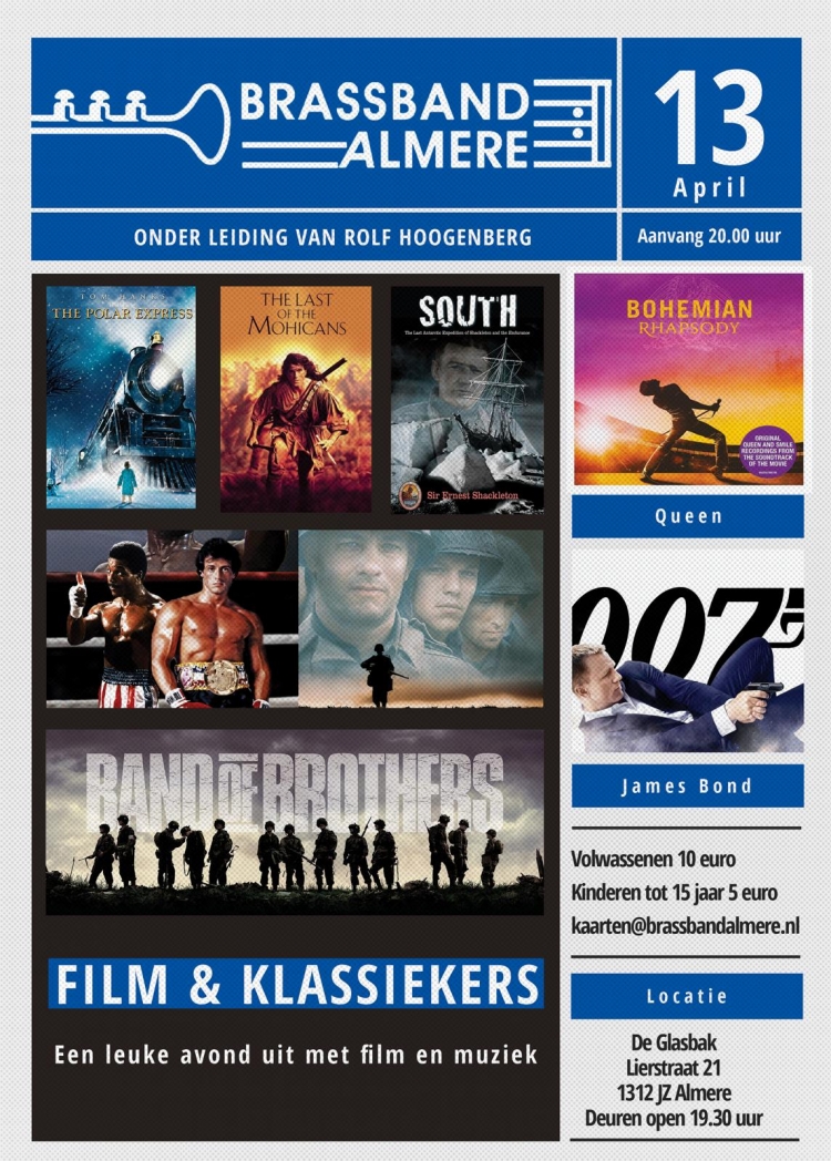 Film en Klassiekers door Brassband Almere