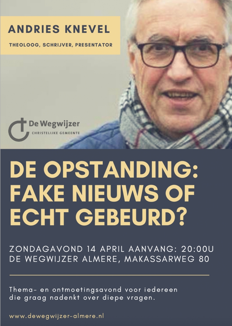 Thema- en ontmoetingsavond met Andries Knevel