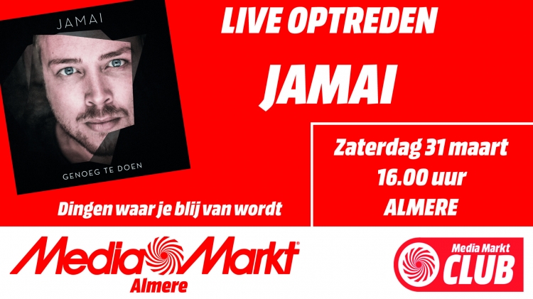 Zaterdagmiddag instore van Jamai bij Media Markt Almere